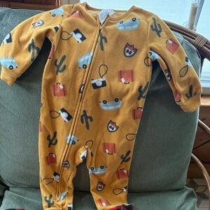 Playful Kids Footie Pajamas & classic red checkered fleece boy rompers